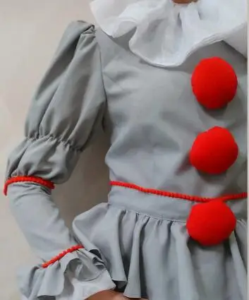 Price Stephen King s It Cosplay Costume Pennywise Costume Kids Adult Men Women Costume Fancy Halloween Outfit Suit Clown Costume