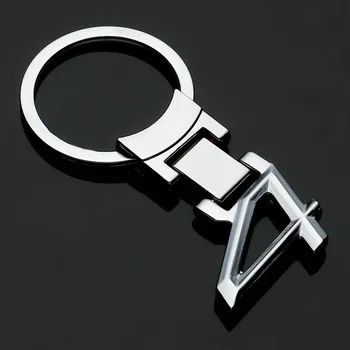 

Key Holder Keyring Ring Silver 1pc Accessories Pendant Keychain Car Logo