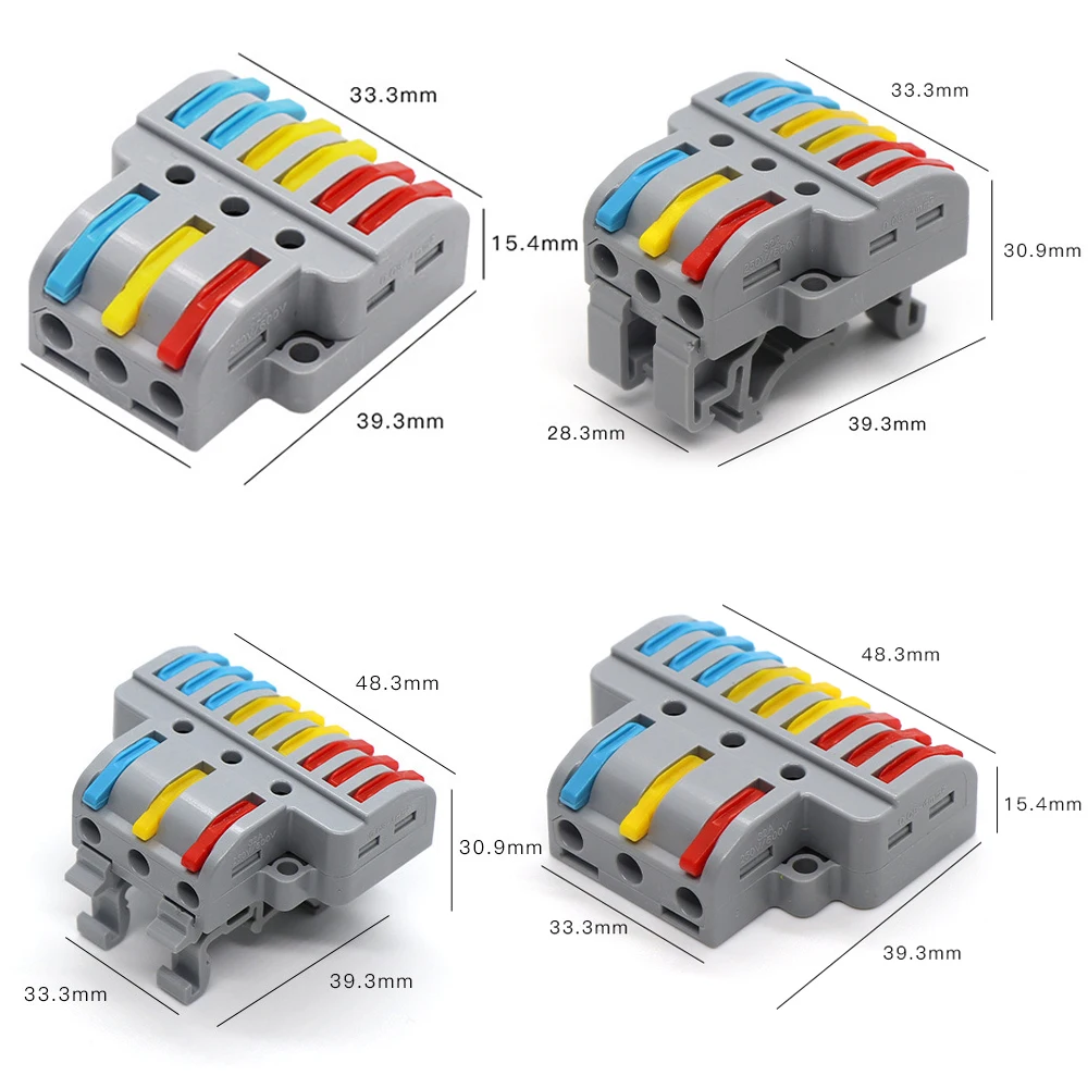 

Quick Wire Connector PCT SPL Universal Wiring Cable Connectors Push-in Conductor Terminal Block Led light electrical splitter