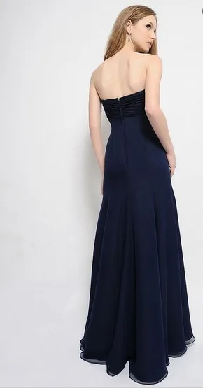 Халат de soiree ужин vestido de festa формальное платье мода плиссированные длинные шифоновые возлюбленной невесты платья