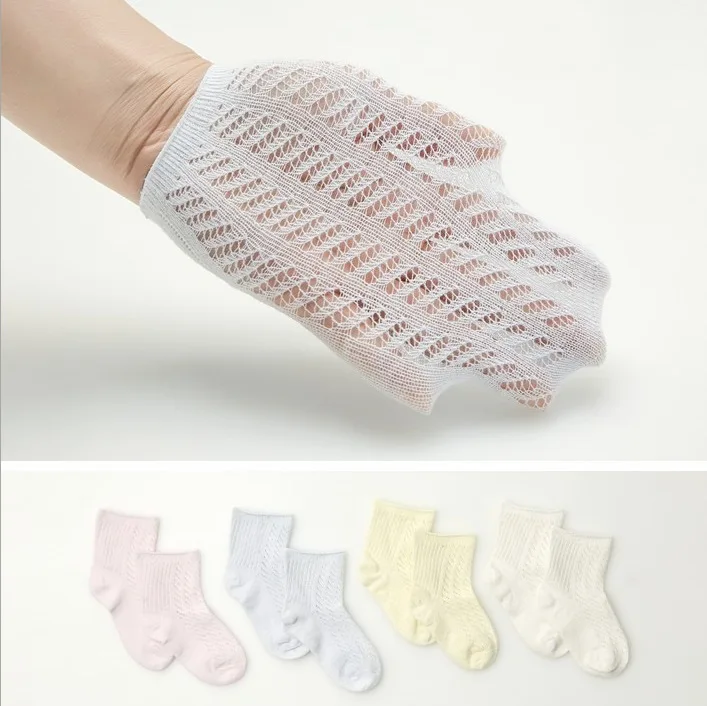 

Summer Thin Section Children Cotton Socks Ultra-Thin Relent Transfer BABY'S Socks Large Mesh Hollow out Anti-slip Babies' Socks