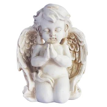 

Cherub Angel Statue Figurine Indoor Outdoor Home Garden Guardian Decorative Church Wings Angel Statue Sculpture Memorial Statue