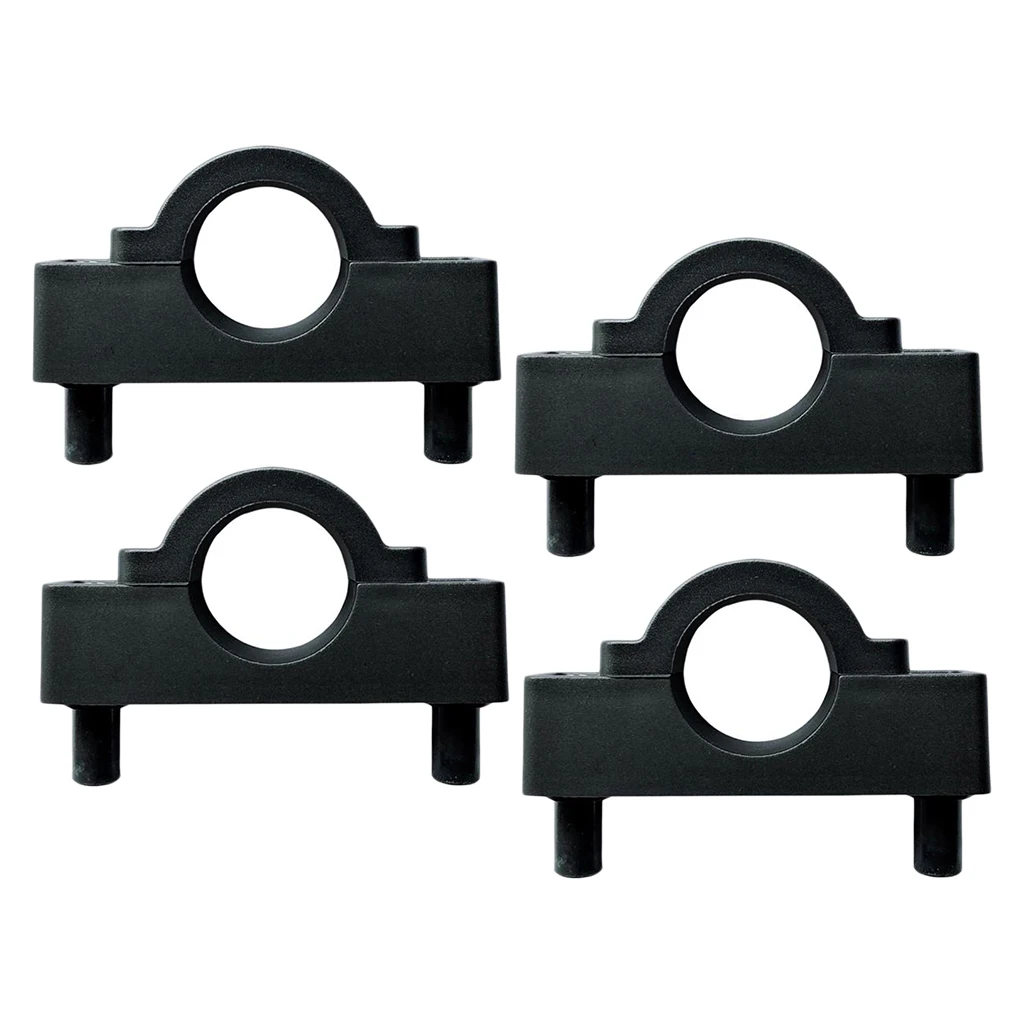 4pcs Fishing Boat Kayak Motor Mounting Bracket Holder Float Pole Clamp Clip
