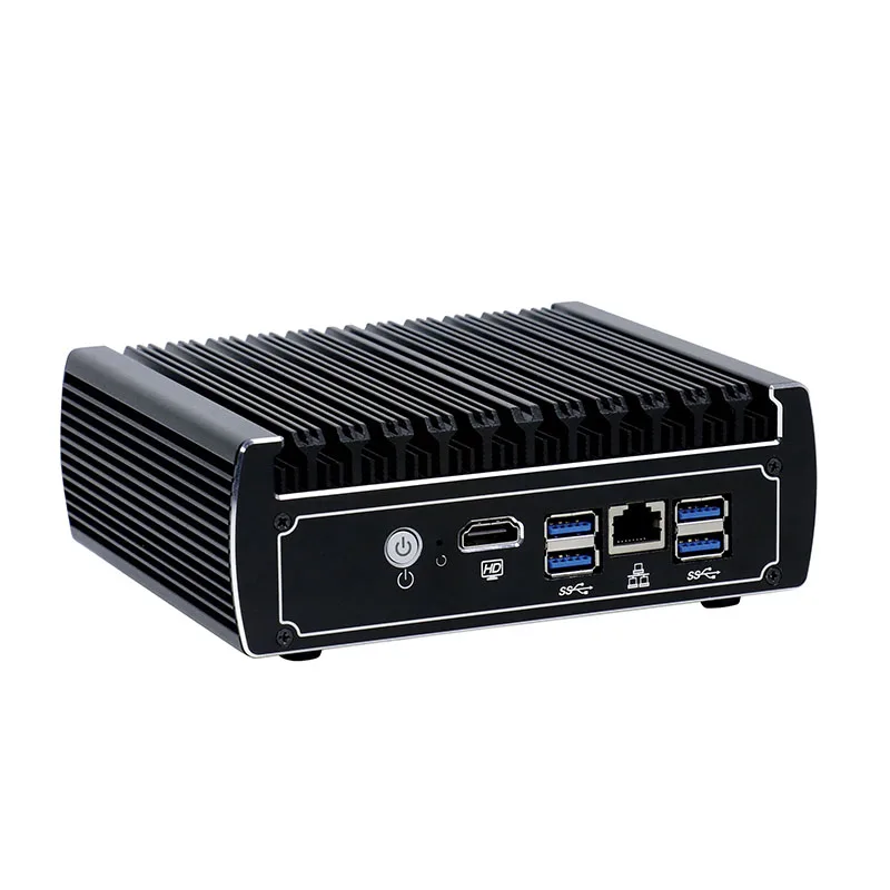 Pfsense компьютеры четырехъядерный процессор intel Skylake celeron 3855u двухъядерный безвентиляторный мини-ПК 6 gigabit LAN брандмауэр маршрутизатор с поддержкой AES-NI 4* USB3.0