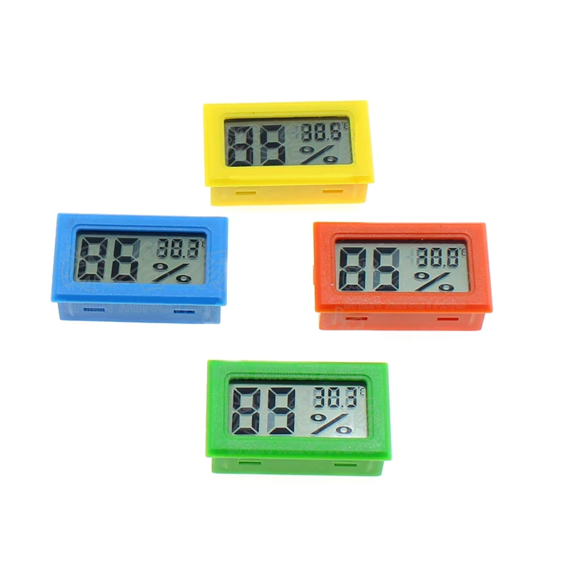 2021 Mini Digital LCD Indoor Convenient Temperature Sensor Humidity Meter Sensor Fridge Thermometer Hygrometer Portable Gauge