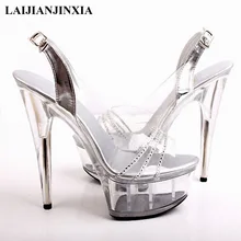 Сексуальная танцевальная обувь laijianjinxia; босоножки на высоком каблуке 15 см; Танцевальная обувь для ночного клуба; обувь для танцев на шесте; модельная женская обувь на высоком каблуке; K087