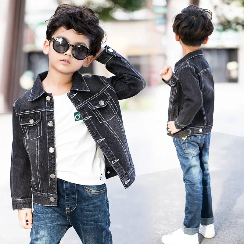 

Handsome BOY'S Cowboy Jacket Children's Clothing 2019 Spring Korean-style Children's Autumn Versatile Jacket