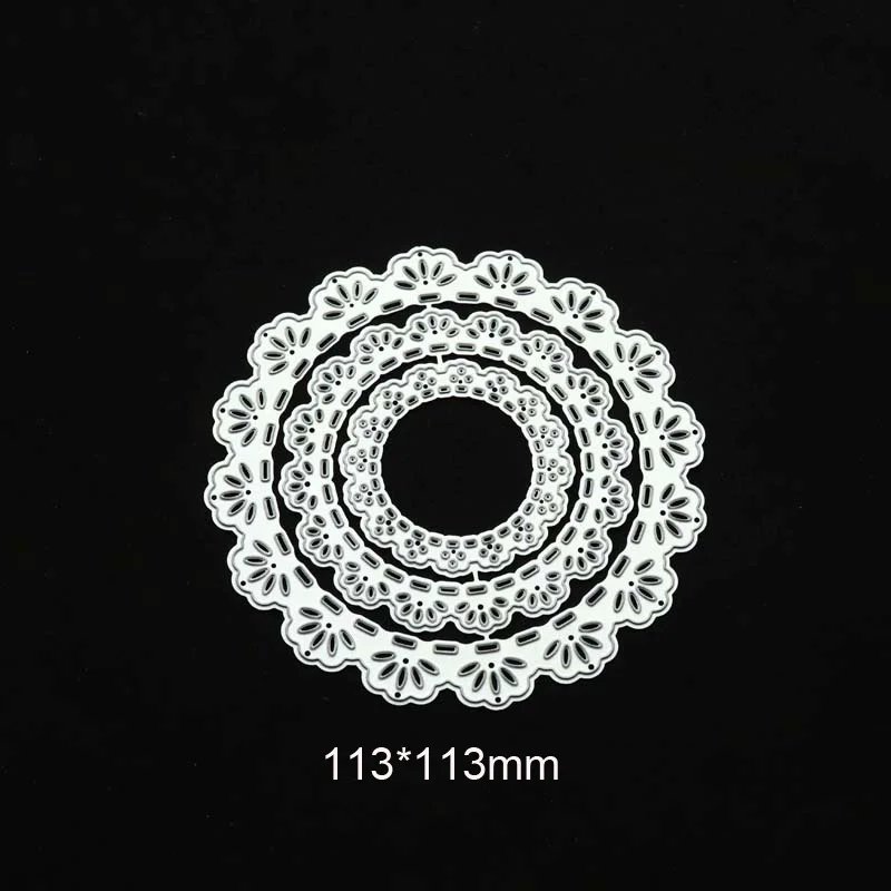 Flower Lace Circle Cutting Dies