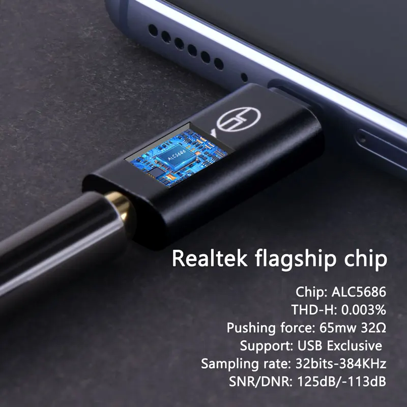 JCALLY JA04 Adapter ALC5686 HiFi Decoding Global DAC Chip For Google H