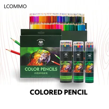 

12/18/24/36/48 Professional Oily Color Pencil Set Oily Painting Sketch Primary Color Brush Student School Gift Art Supplies