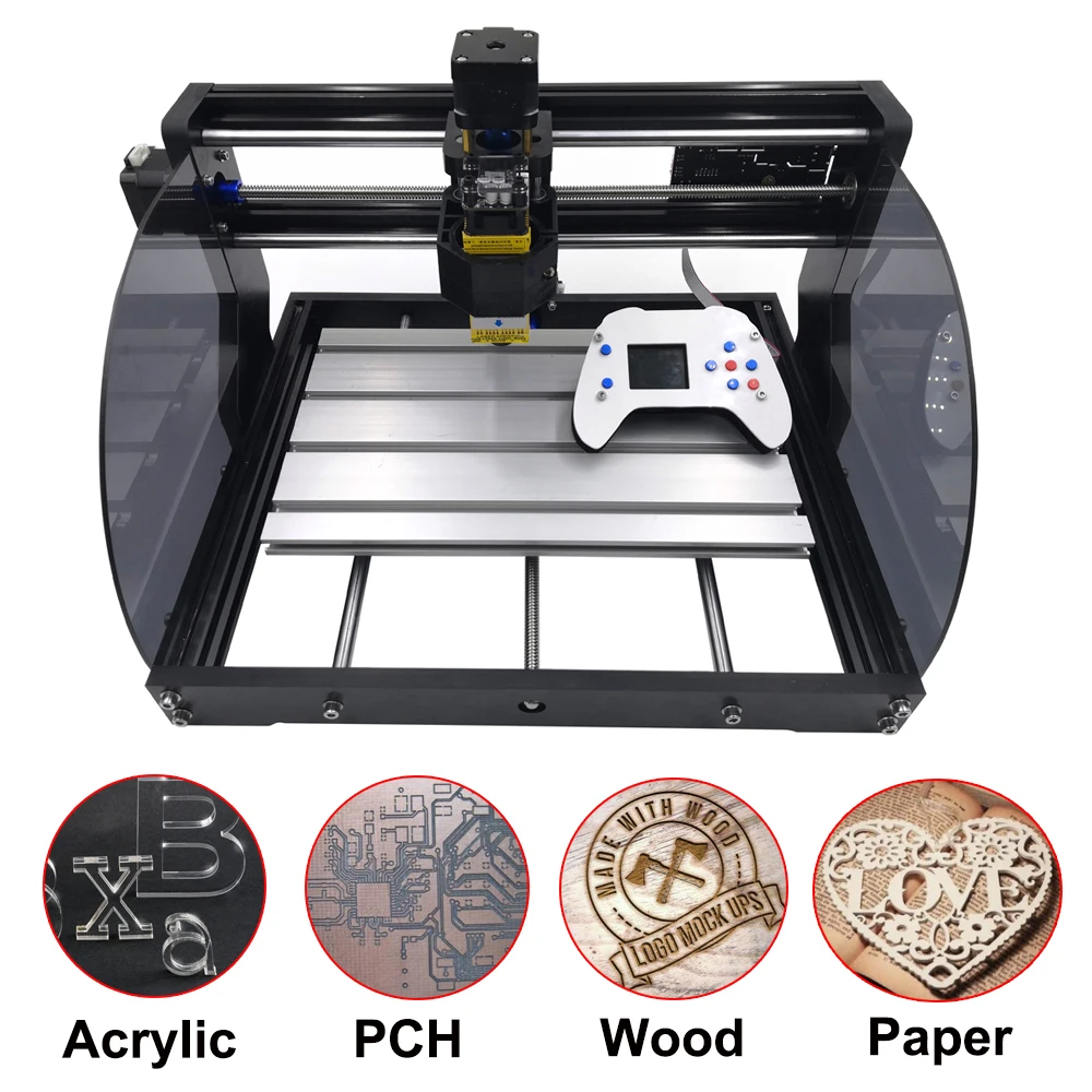 3018 Pro Max CNC лазерный гравер GRBL 3 оси pcb деревянный маршрутизатор машина DIY гравировальный станок для мини гравера, может работать с автономным