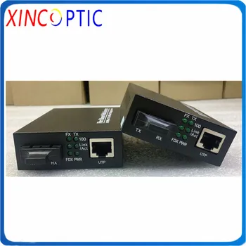 

60KM 100M Singlemode Dual Fiber 1310nm SC/UPC Fiber Optic Media Converter Fiber to UTP Converter