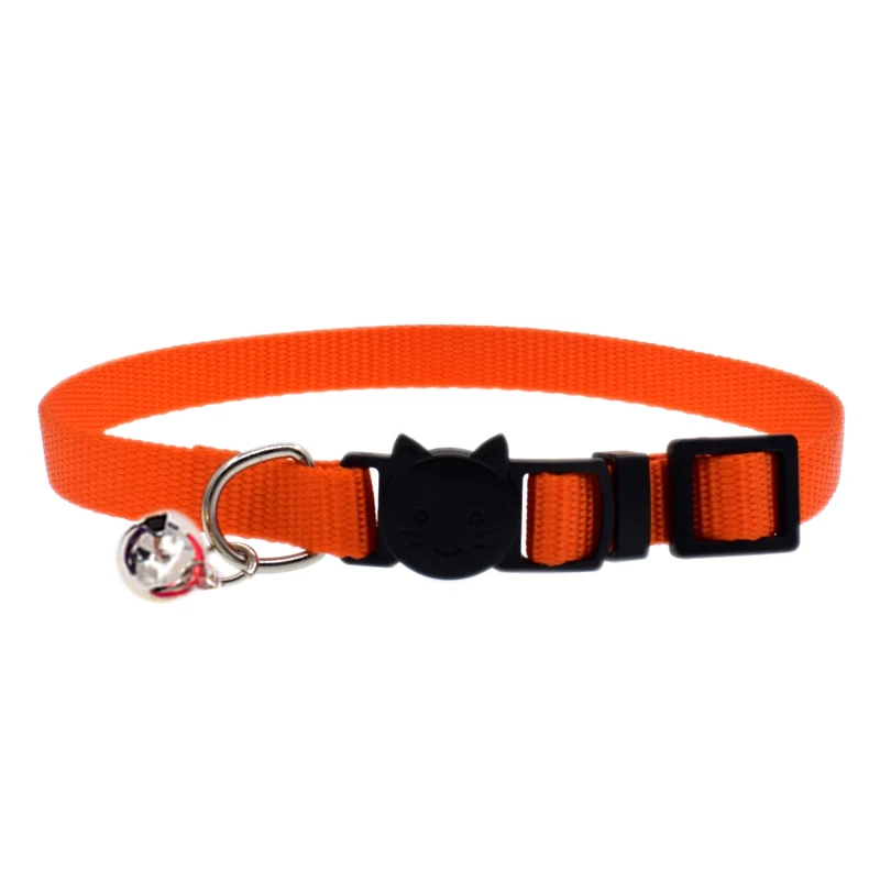New Cat Collar With Bell Mascotas Cat Collar Safety Buckle Small Dogs Cats Adjustable Nylon Collars Pet Supply Drop Shipping New Cat Collar With Bell Mascotas Cat Collar Safety Buckle Small Dogs Cats Adjustable Nylon Collars Pet Supply Drop Shipping