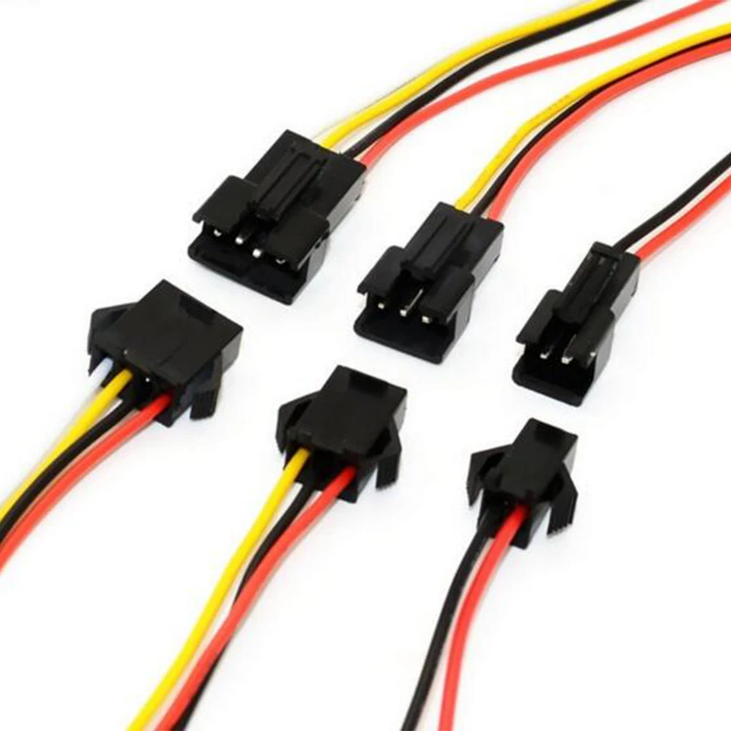 

10 Pairs 10/20cm Long JST SM 2Pins Plug Male to Female Wire Connector Promotion!
