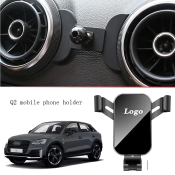 

Car Mobile Holder, GPS Mobile Holder Gravity Navigation Holder for Audi Q2 Car Styling for Auto Interior Auto Accessories