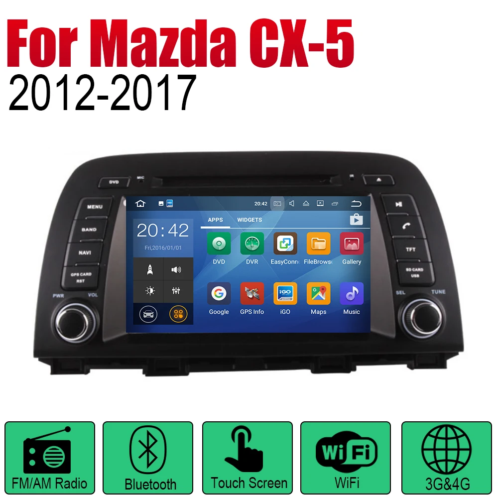 Android 2 Din Авто Радио DVD для Mazda CX-5 2012 2013 Автомобильный мультимедийный плеер gps навигационная система Радио