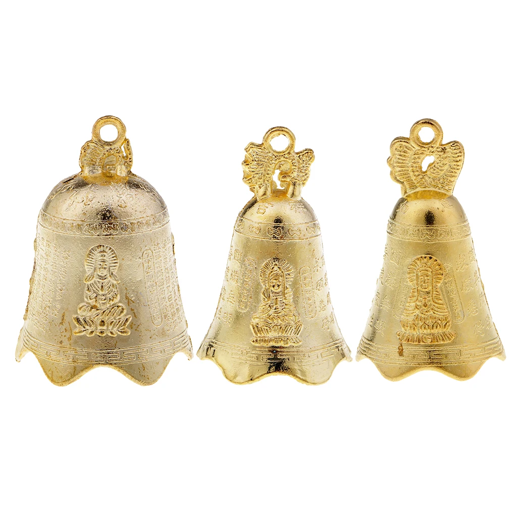 Metal Temple Bell Wind Chime Windchime Fengshui Auspicious And Fortune Decor
