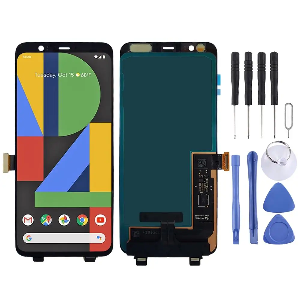 ЖК экран и дигитайзер полная сборка для Google Pixel 4XL (черный)|Экраны мобильных