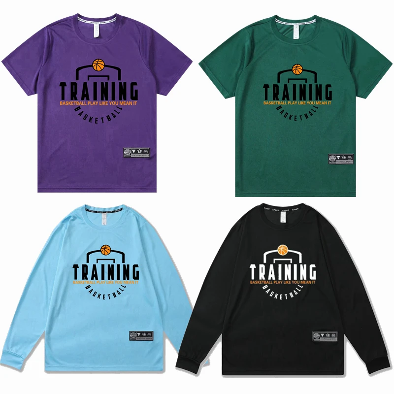 Men Women Running T Shirt breathable Quick Dry Fitness basketball shooting Training Jerseys exercise Clothes Gym Sports Shirts For basketball jerseys