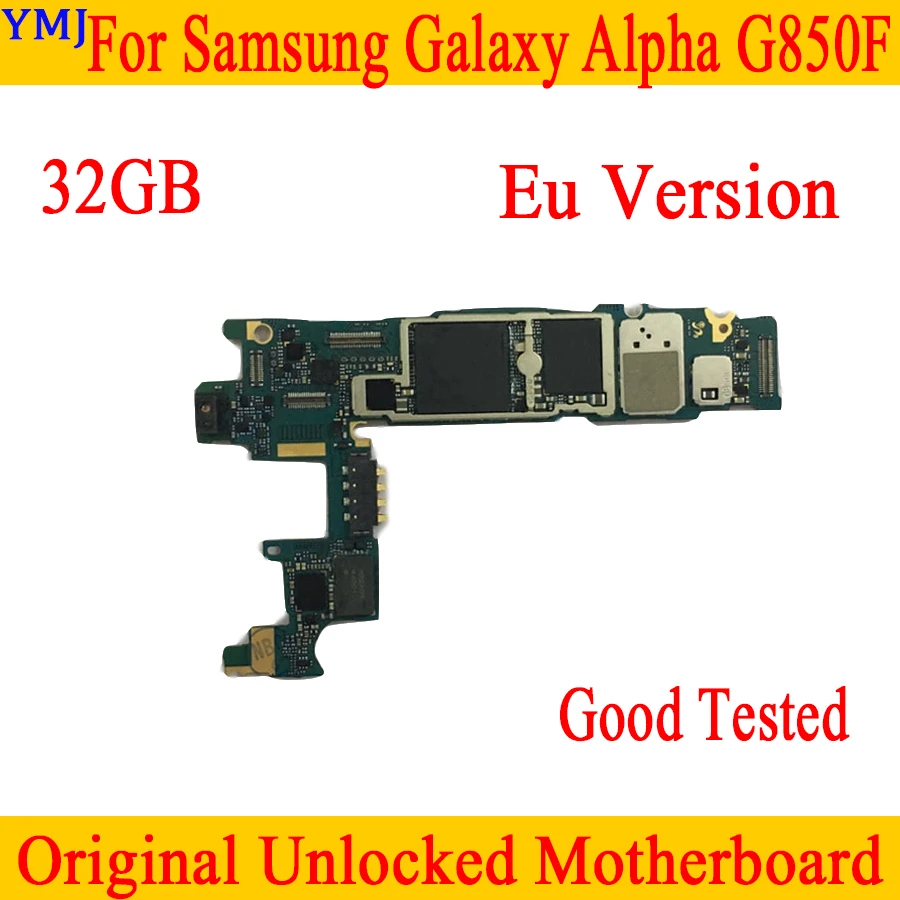Original unlocked for Samsung Galaxy Alpha G850F Motherboard with Full Chips 32GB Mainboard Free Shipping | Мобильные телефоны и