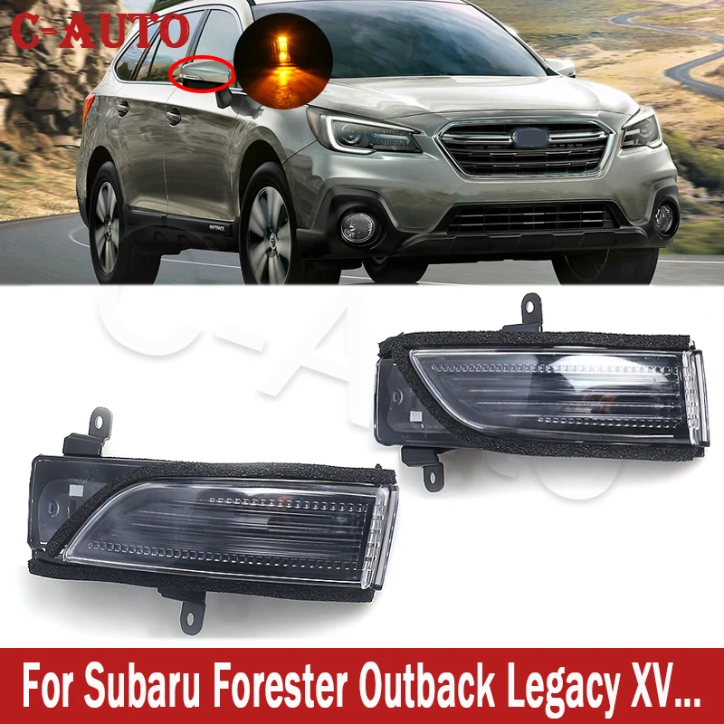 

Pair LH&RH Car rearview side mirror turn signal lights Repeater Lamp For Subaru Forester Impreza Legacy 84401AJ010 84401AJ000