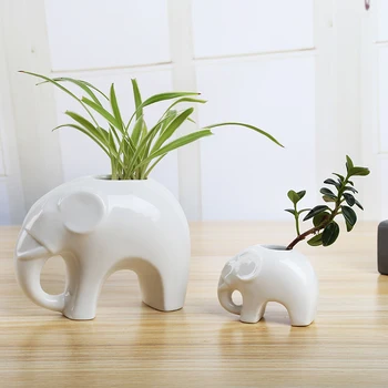 

Ceramic Size Elephant Decoration Creative Decoration Ceramic Vase Home Decoration Gift