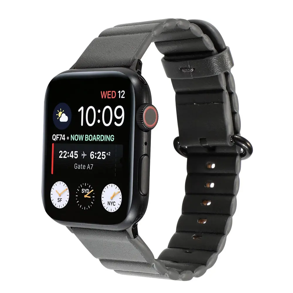 Цветной кожаный ремешок-петля для Apple IWatch 42 мм 38 мм 40 мм 44 мм ремешок для Apple Watch серии 5 4 3 2 1