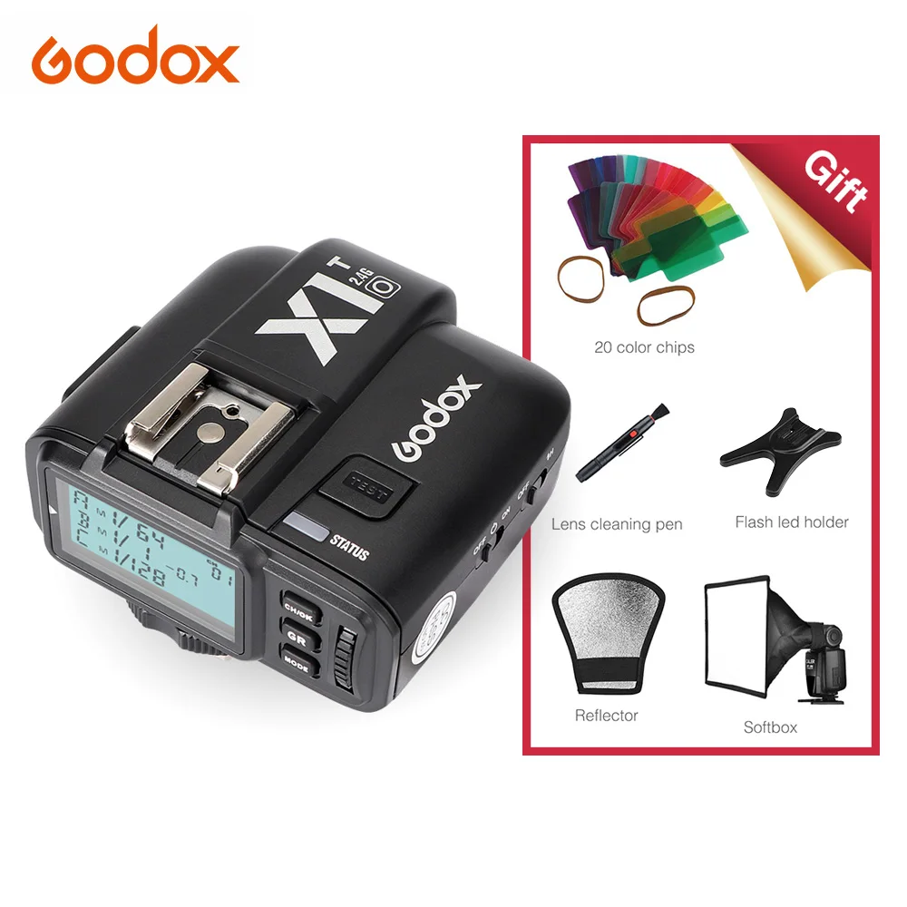 Godox X1T передатчик серии ttl 2,4G HSS камера Вспышка Speedlite триггер для Canon NIkon sony Olympus Fujifilm Lumix Panasonic