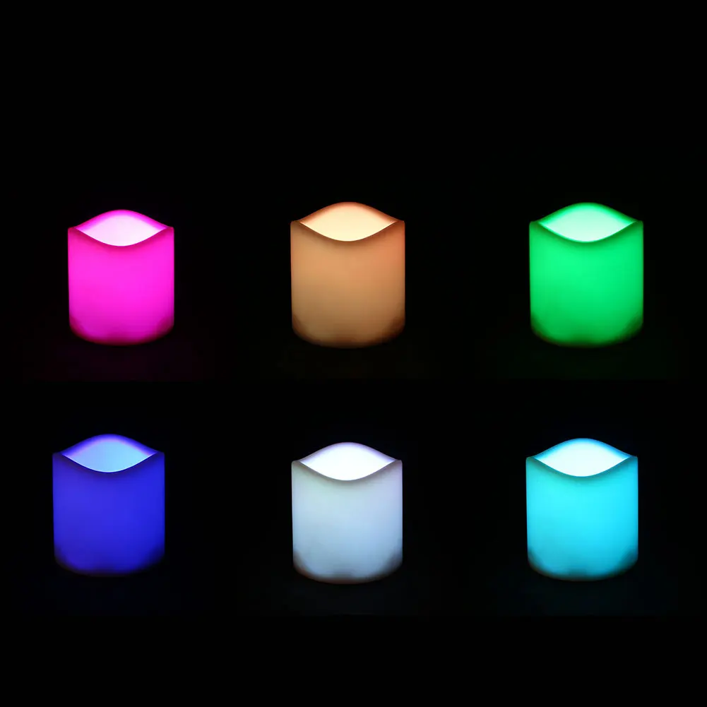

3 In 1 Candle Lights With Remote Control 18 Keys Halloween Decoration Durable