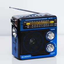 Мини портативный радио Ручной цифровой AM/FM/SW USB TF/SD MP3-плеер динамик перезаряжаемый