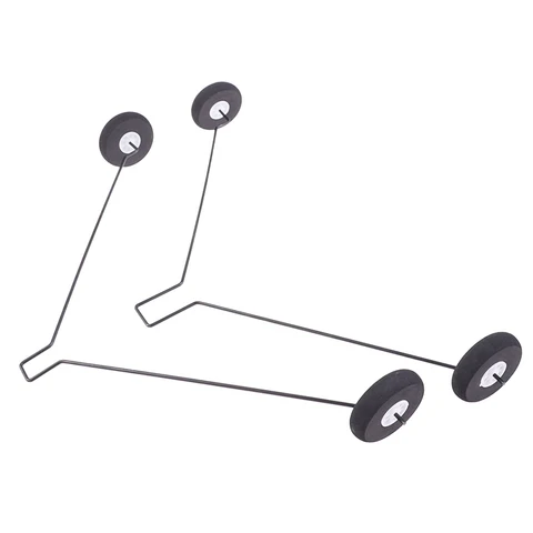 2mm New Steel Wire Landing Gear RC Aircraft Fixed Wing Glider Model Wheel Bracket Airplane Accessories title=