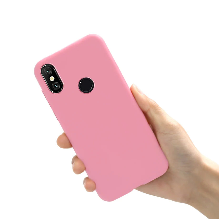 Чехол для Xiaomi mi A2 Lite, ТПУ, силиконовый чехол для телефона s, для Fundas Xio mi Xiaomi Redmi mi A2 mi A2 mi A 2 Lite, чехол A2Lite - Цвет: Pink