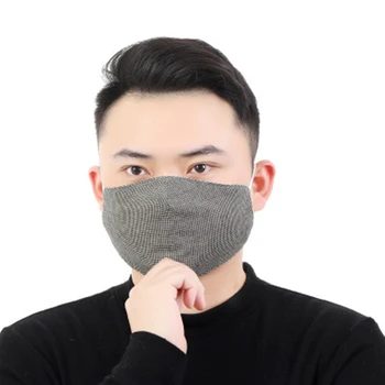 

20PCS Fast Shipping Man Cotton PM2.5 Dust Mask proof Face Mouth Masks Filter Windproof Reusable cotton mask