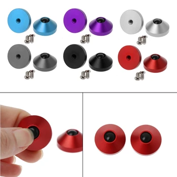 

2Pcs Mechanical Keyboard Feet Anodized CNC Aluminum Feet Metal Case With Screws W91A