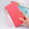 Ladies Zipper Purse Large Capacity Practical Hand Wallet Woman PU Leather Fashion Female Long Section Wallet 3