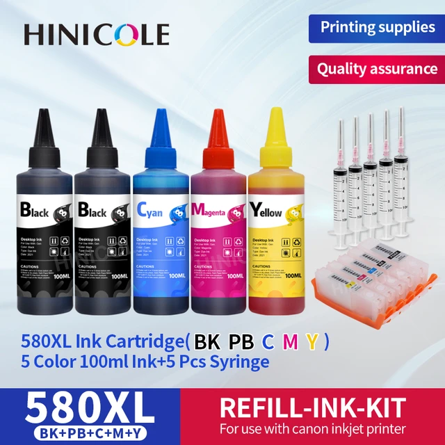 580 581 PGI-580 PGI580 PGI-580XXL CLI-581 CLI-581XXL Premium Color  Compatible InkJet Ink Cartridge For Canon TS8250 TS705 TR7550 - AliExpress