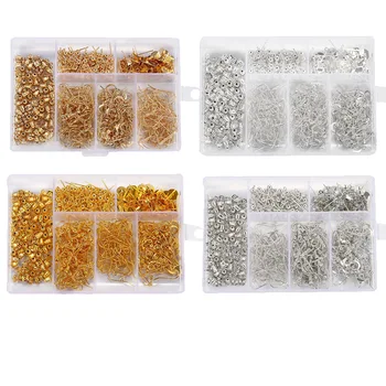 

DIY Accessories Ear Stud Combination Material Package Amazon Cross Border Ear Hook Ear Stud Single Loop Earrings Material Set