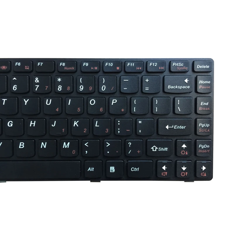 FCQLR Laptop Original Keyboard Compatible for Lenovo G480 Z380 Z480 G485A Z485 Notebook keypad Black 