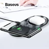 Baseus 15W Dual Wireless Charger for iPhone 11 Pro Max X XS Max XR Visible Wireless Charging Pad for Samsung Galaxy Note 10 Plus 1