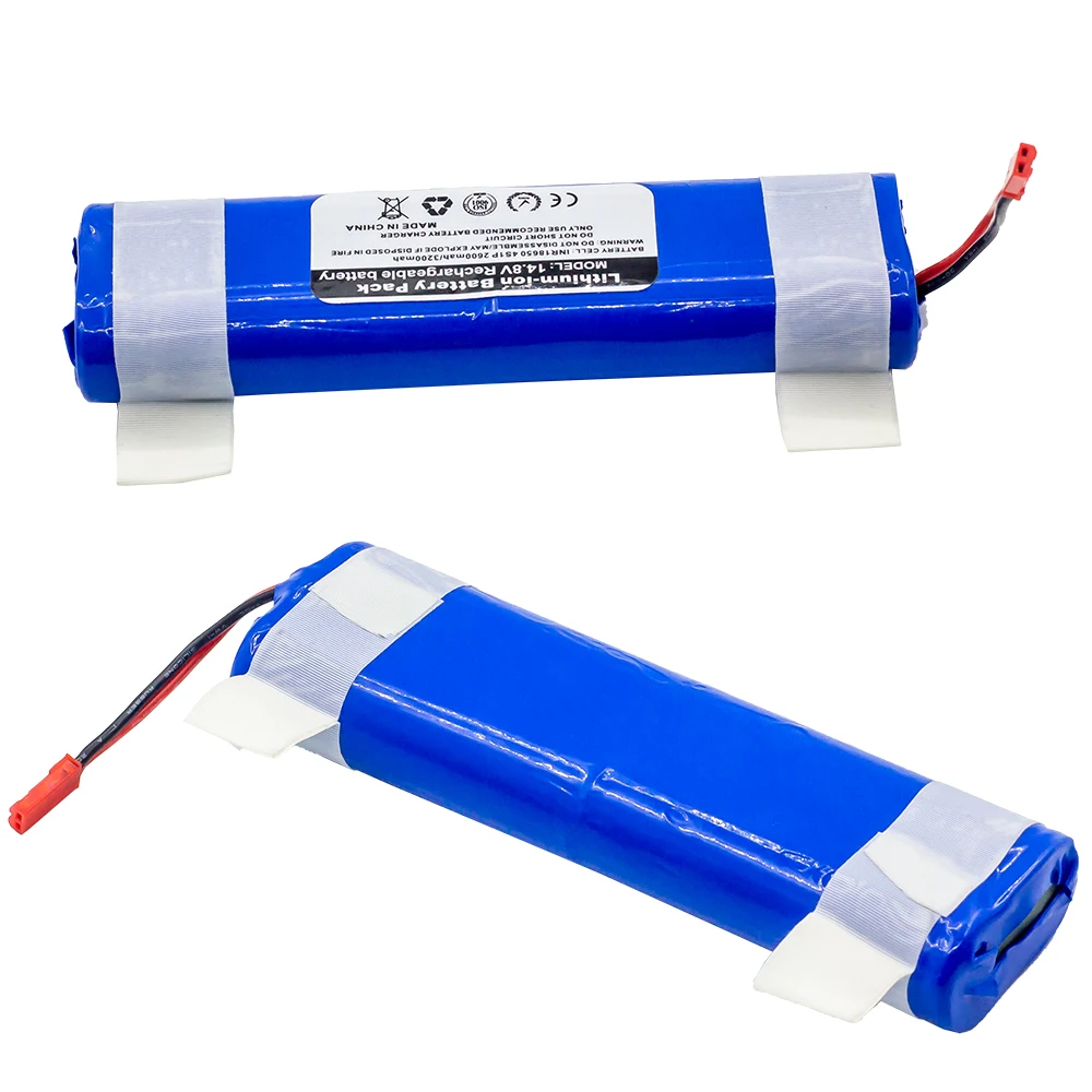 Rechargeable Battery Vacuum Cleaner Battery Battery Replacement 14.8V 2600mAh 3200mah Battery For ilife V50 V55 V8s V3s Pro V5s Pro V8s X750 Robot Vacuum Cleaner Battery 14.4V