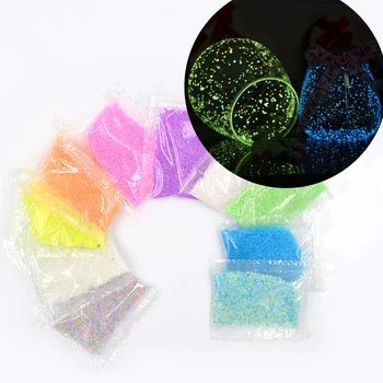 

30g DIY Handmade Luminous Sand Gravel Circulating Luminous Sand Epoxy Resin Filling Colorful Paillette Glitter for Resin Making