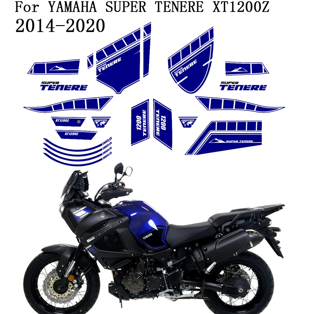 TENERE XT1200Z XT 1200 Z For YAMAHA SUPER Trunk Luggage Tank Pad Protector  Stickers Decal 2014 2015 2016 2017 2018 2019 2020