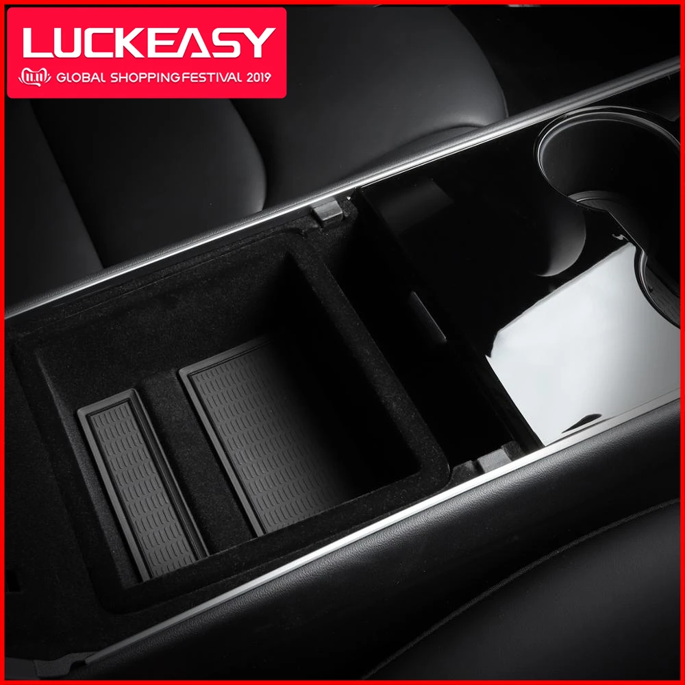 Skup LUCKEASY samochodowych uchwyty do kubka dla Tesla Model 3 wewnętrznego drzwiowego Pad kubek podkładka pod drzwi antypoślizgowe 8 sztuk