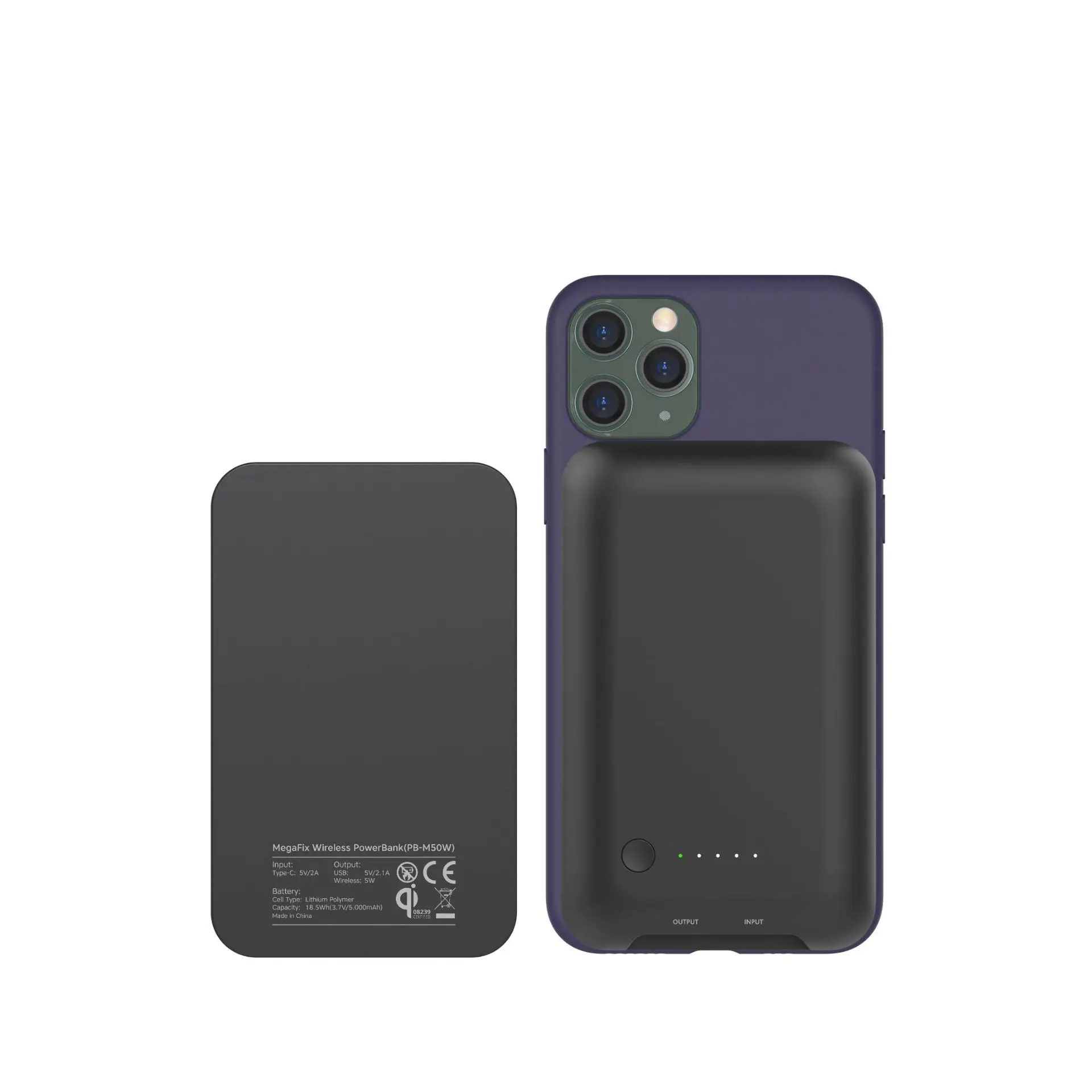 2020 5000mA magnets external batteries for iphone
