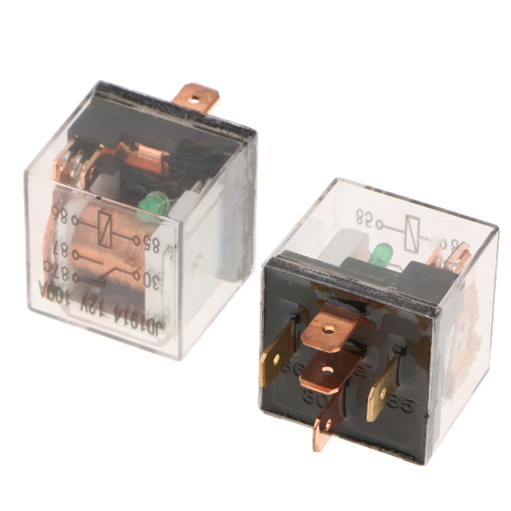 1 пара реле JD1914 для автомобильного автомобиля 12VDC 100A 5 Pins Switch Changeover