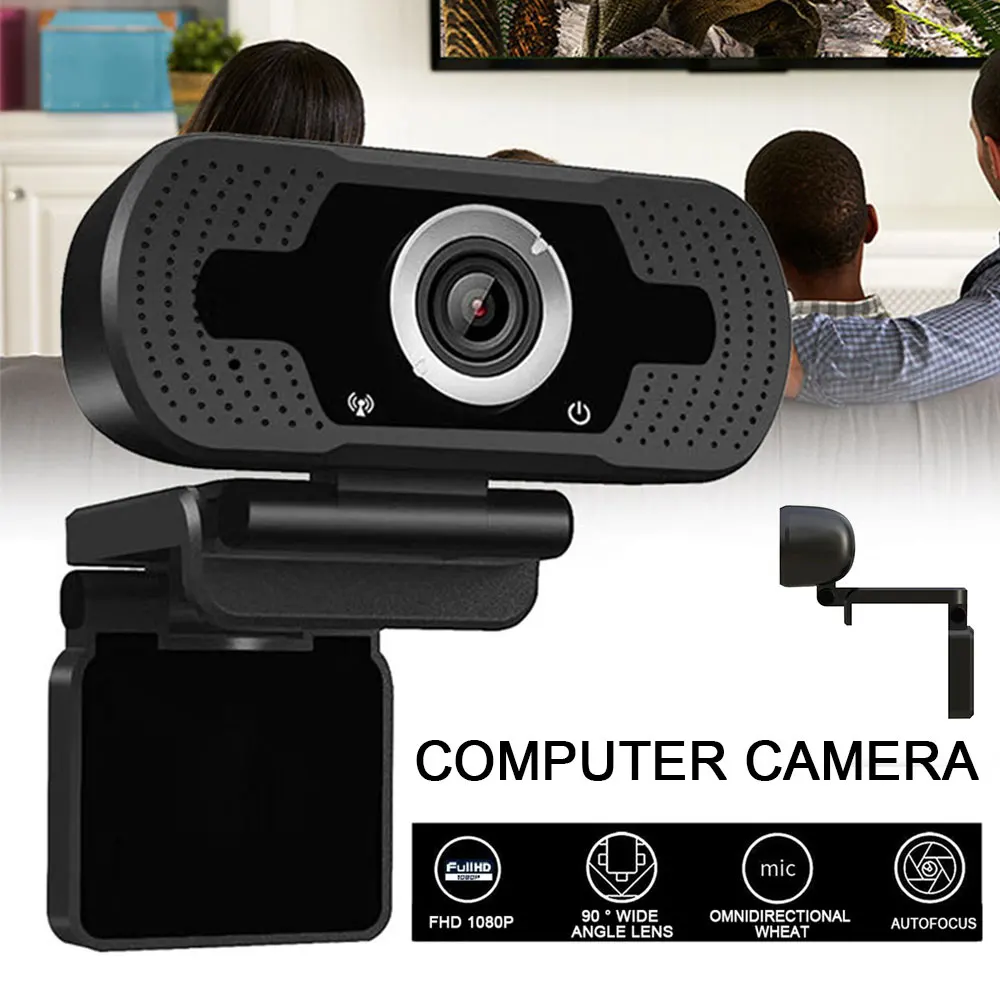 Willkey 1080 HD веб камеры встроенный двойной микрофон Смарт 1080P камера USB Pro потоковая