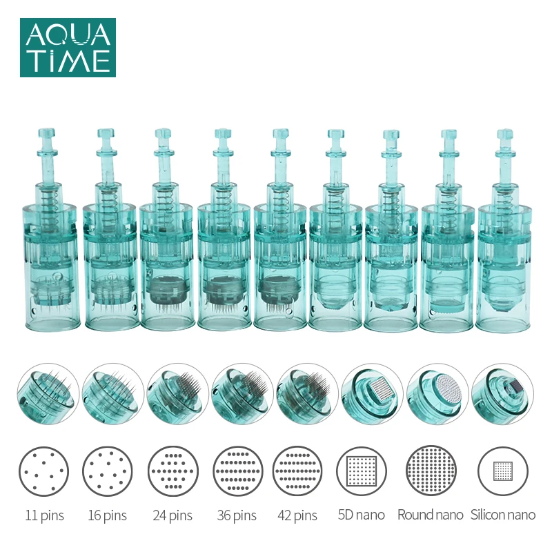Dr Pen Ultima A6S Needle Cartridges 10/20PCS Microneedling Pen Replacement 36 Pin Bayonet Micro Needles Drag Nano Cartridges MTS