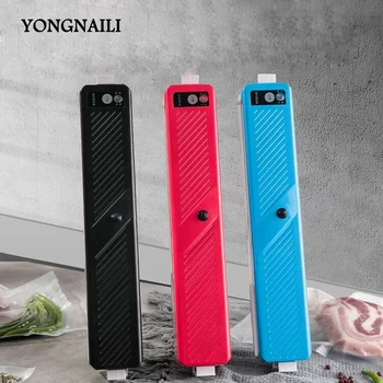 

New!Portable vacuum sealer machine food saver sealing packer 110V 220V seal pack Household Packaging Included 10Pcs packing Bags