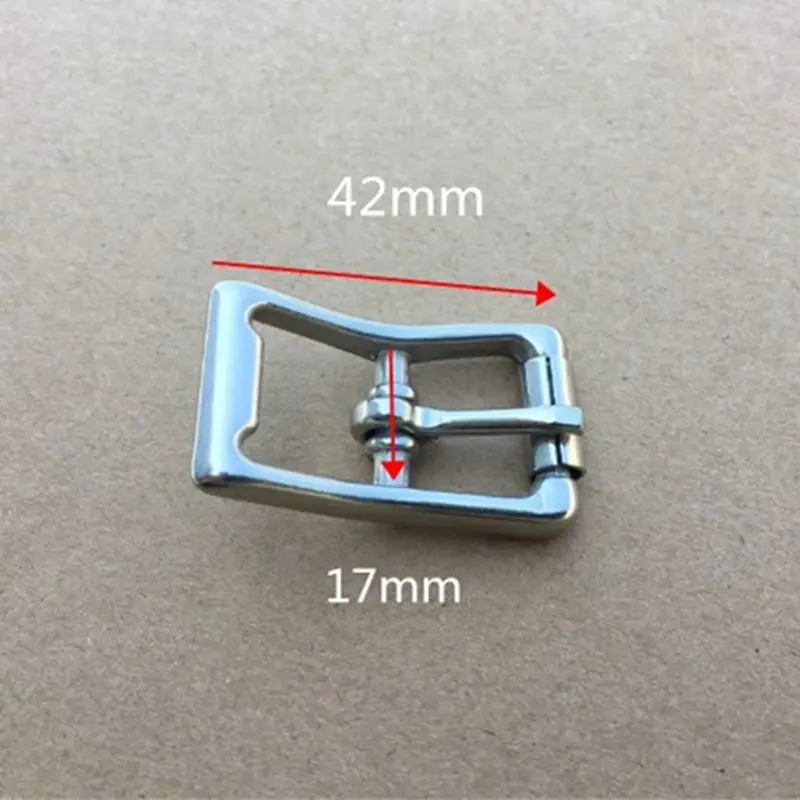 20 шт./лот, Пряжка из нержавеющей стали с роликовыми уздечками, пряжка внутри 17 мм, Пряжка для обуви, кожаная пряжка W036