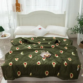 

Home Textiles Fashionable avocado printing Summer Quilt Blankets Comforter Home Textiles Suitable